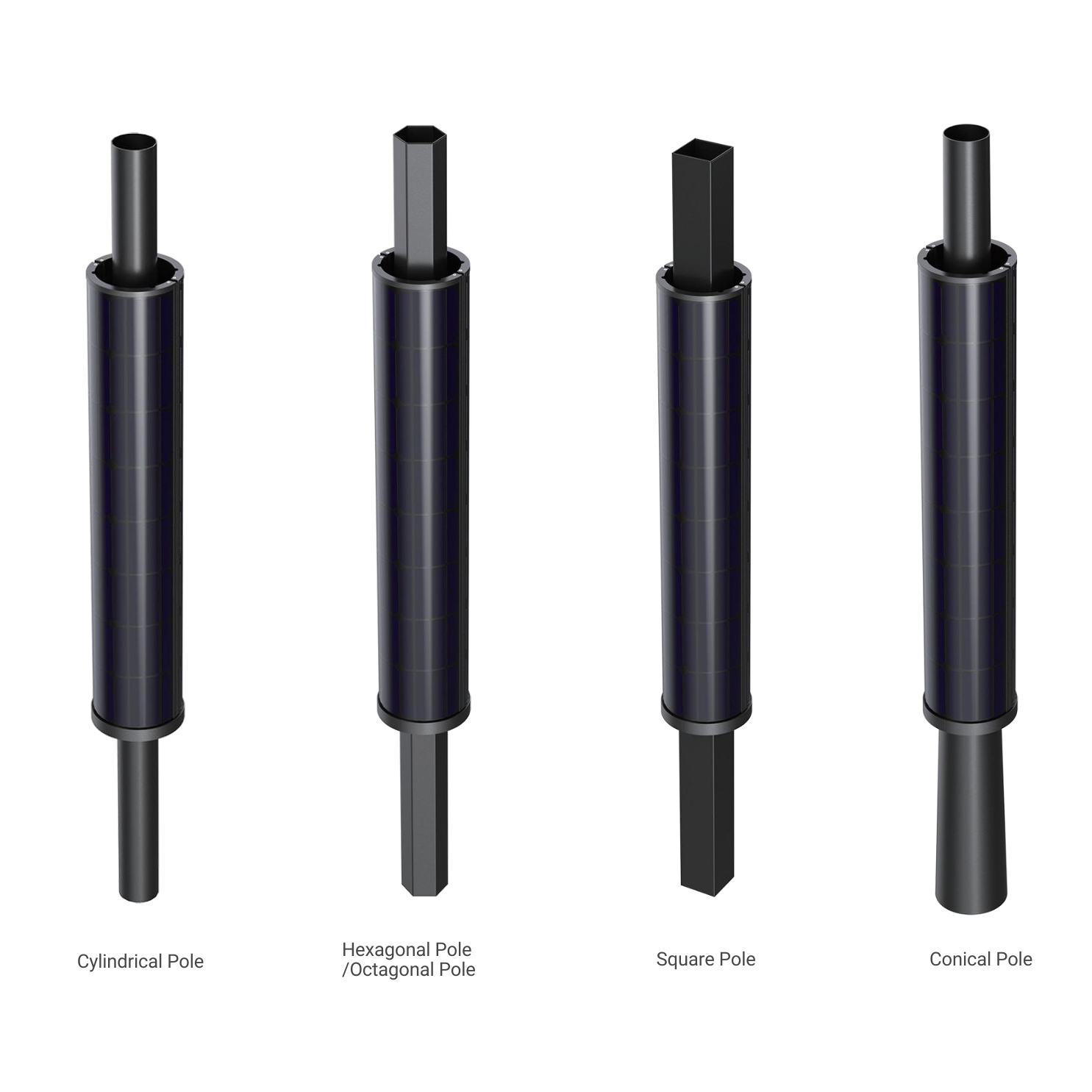 HELIOCOLUMN SOLARWRAP VERTICAL SMART POLE