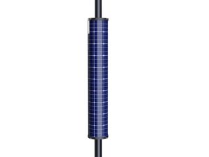 HELIOWRAP CYLINDRICAL CURVED SOLAR PANEL