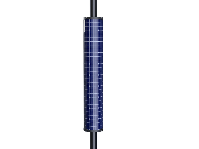 HELIOWRAP CYLINDRICAL CURVED SOLAR PANEL