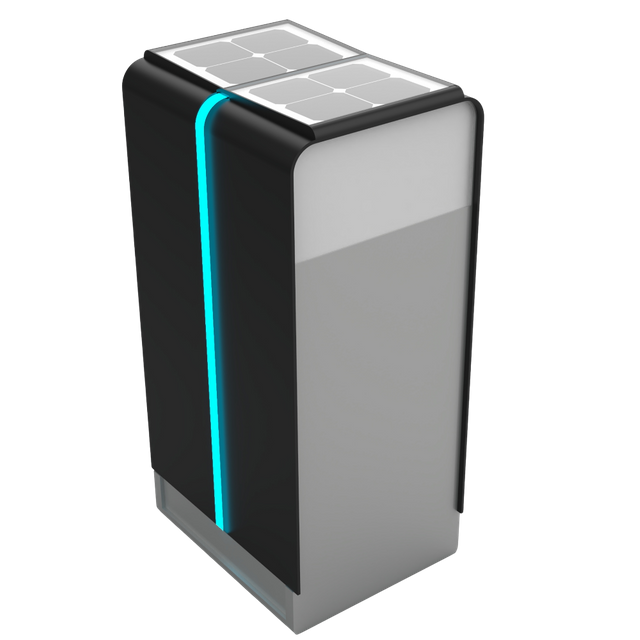 OMNIBIN Solar Smart Trash Container