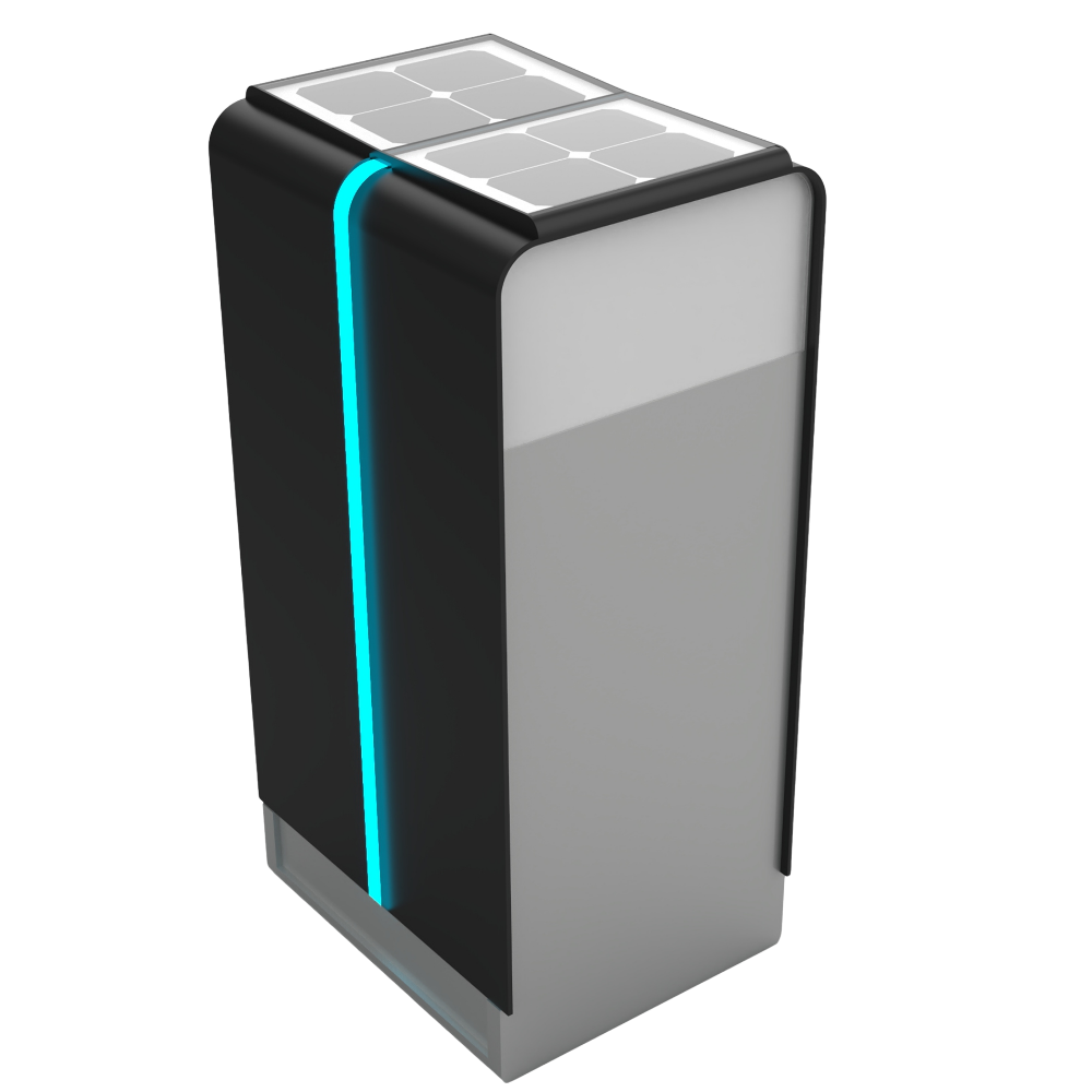 OMNIBIN Solar Smart Trash Container