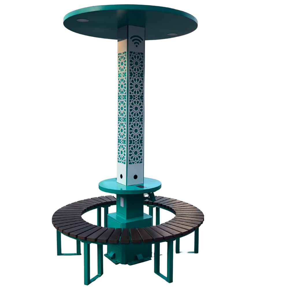 OMNITABLE Solar Charging Station