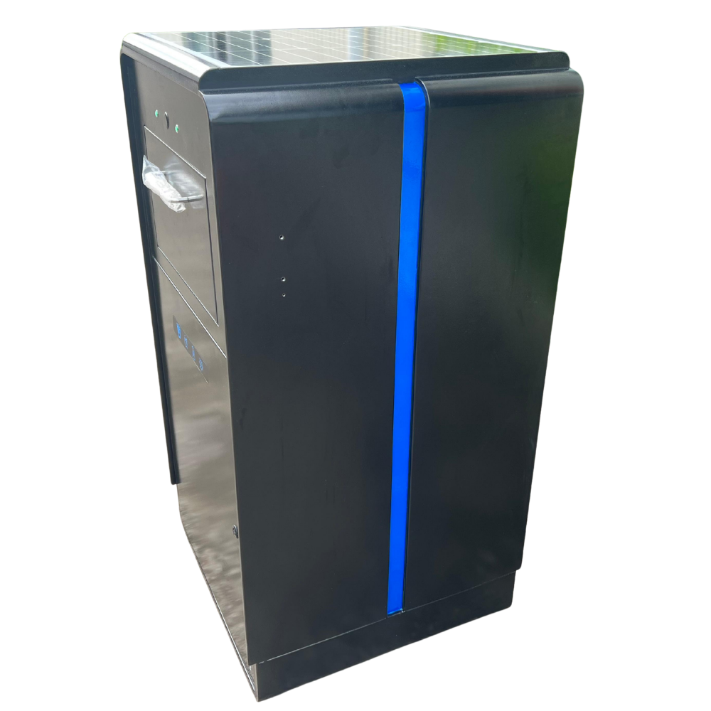 OMNIBIN Solar Smart Trash Container